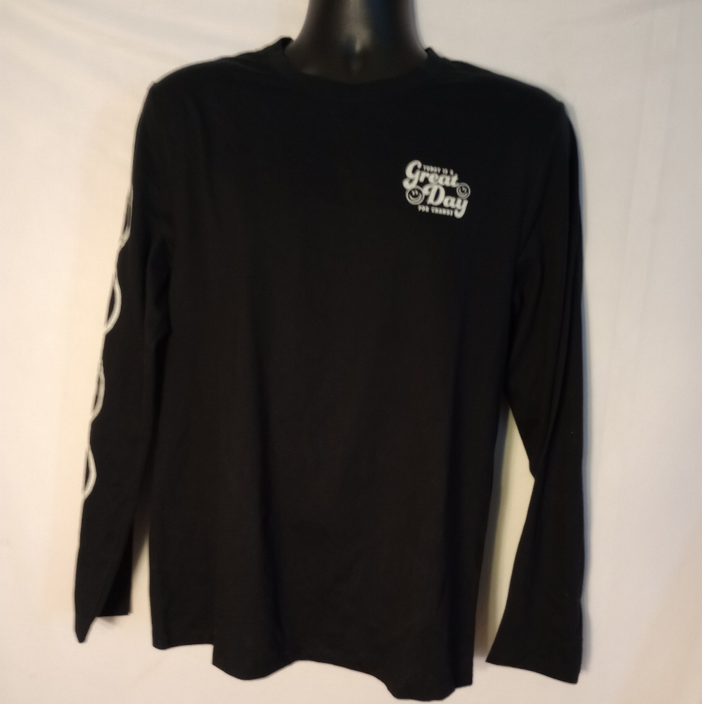 Impact Collection Men's Size Long Sleeved Black T-Shirt
